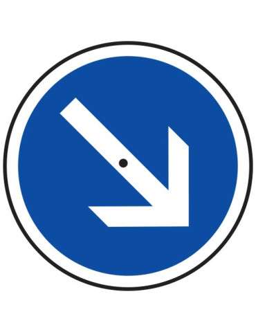 Panneau signalisation Flèche orientale