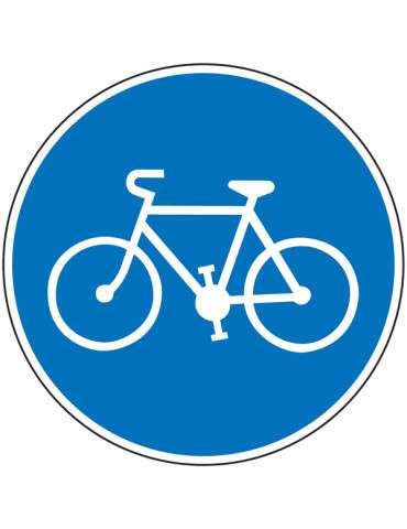 Panneau cycliste obligatoire