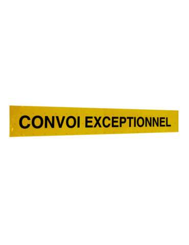 Bandeau autocollant "Convoi exceptionnel"